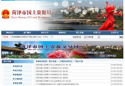山東省人民政府 各市政府 菏澤市政府2015年政府信息公開工作年度報(bào)告