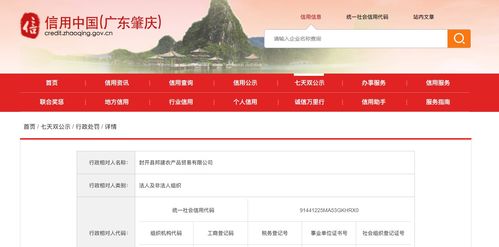 廣東省封開(kāi)縣市場(chǎng)監(jiān)督管理局對(duì)封開(kāi)縣邦建農(nóng)產(chǎn)品貿(mào)易作出行政處罰